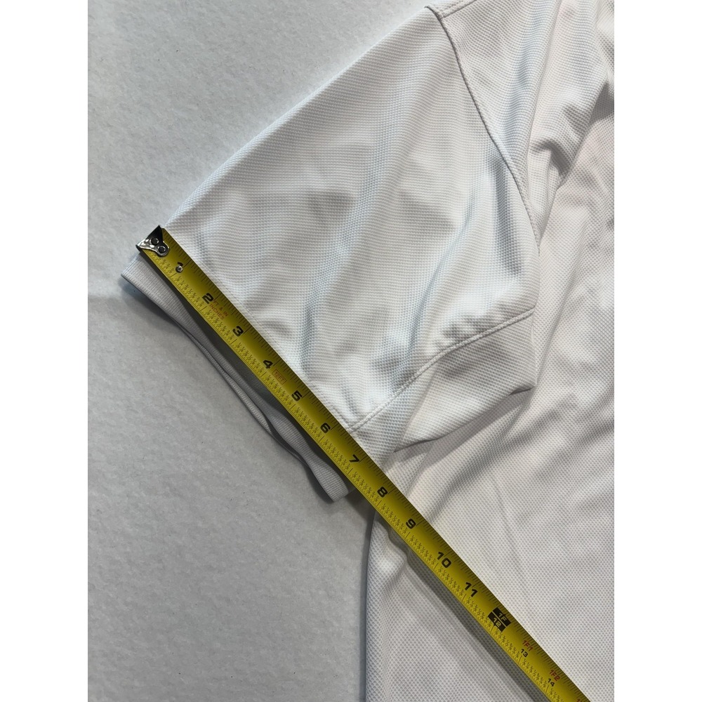 Columbia PFG Omni-Shade Polo Shirt Mens Medium White Fishing UV Protection - Picture 7 of 13